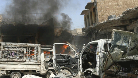 Daesh utiliza los coches bomba en su devastadora guerra Un ataque aéreo destruye una fábrica de coches bomba de Daesh en Iraq